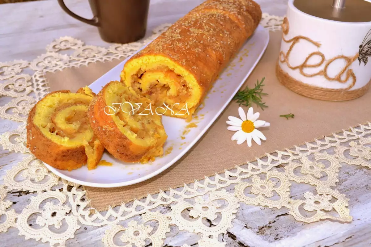 Brazo gitano de manzana - Receta 