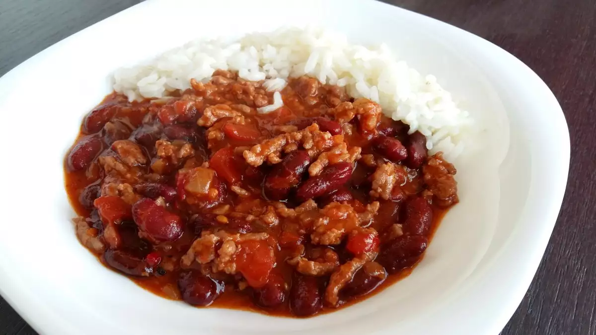 Chile con carne picante - Receta 