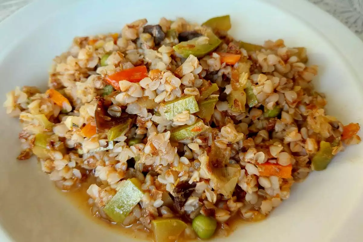 Trigo sarraceno con verduras - Receta | Bonapeti.net