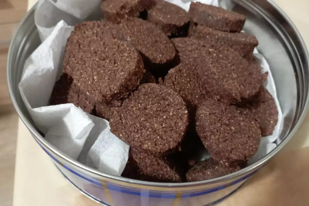 Galletas de cacao con eritritol - Receta 