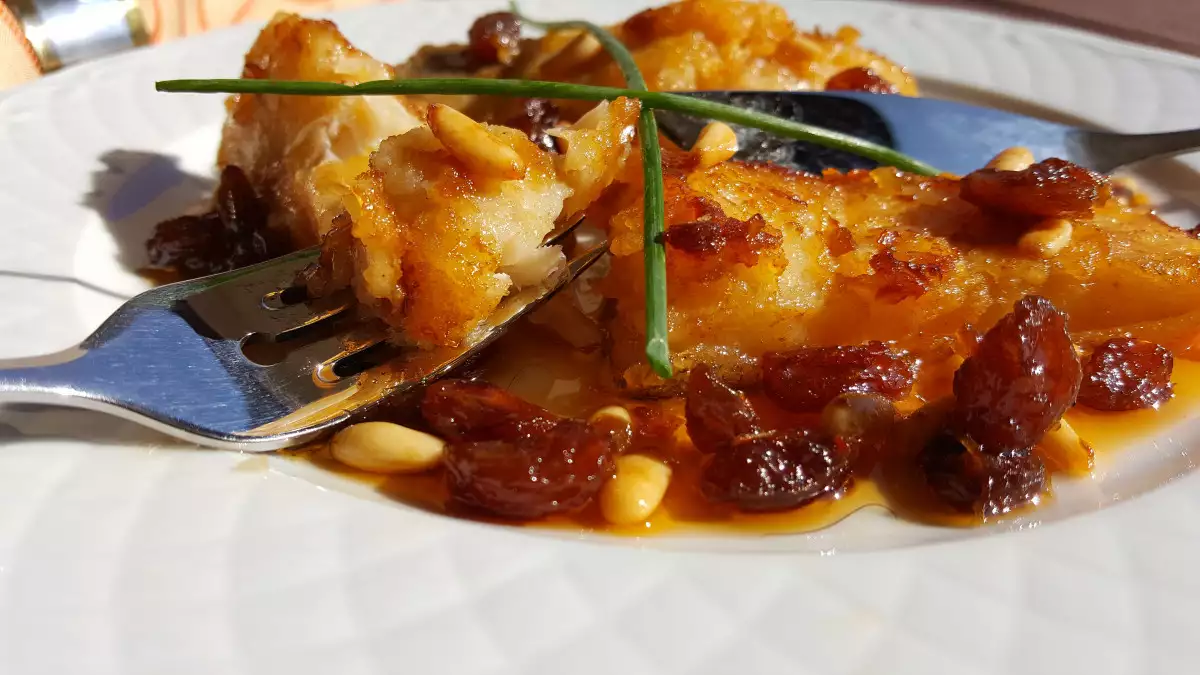 Filete de bacalao en salsa de miel - Receta 