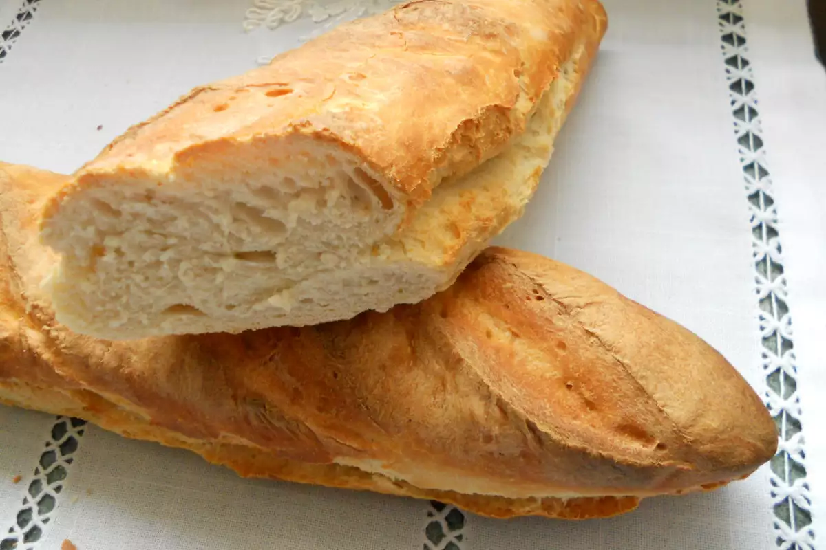 Pequeña baguette francesa - Receta 