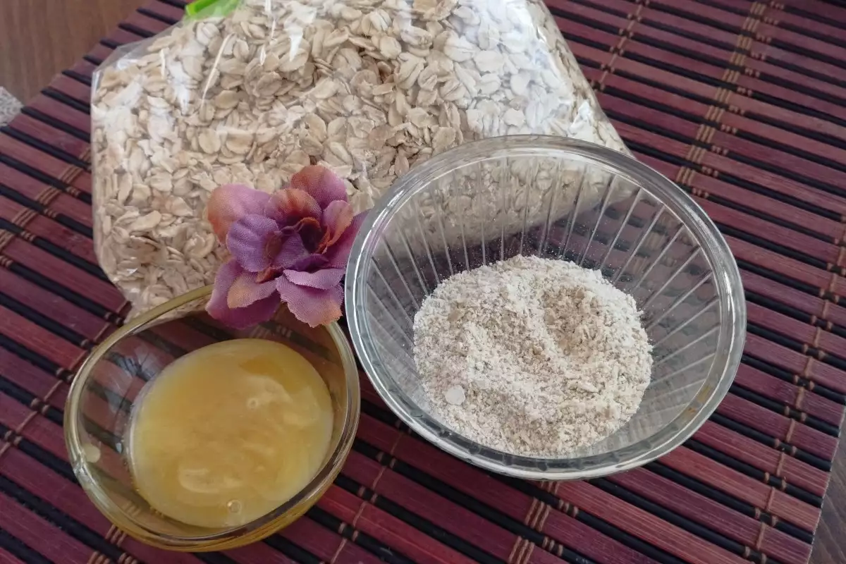 Mascarilla facial con salvado de avena - Receta 