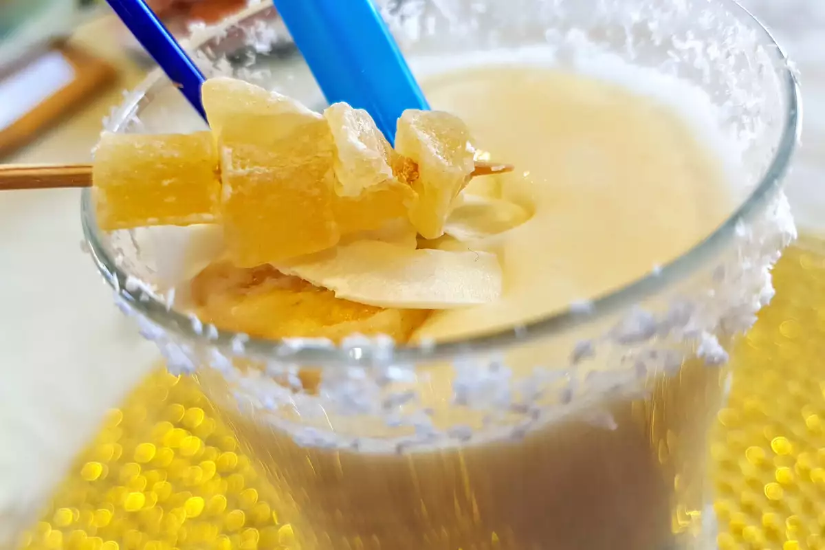 Piña colada virgen - Receta 