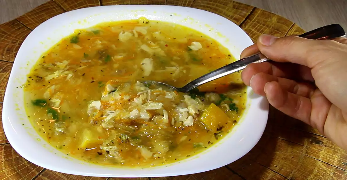 Sopa de carpa plateada - Receta 