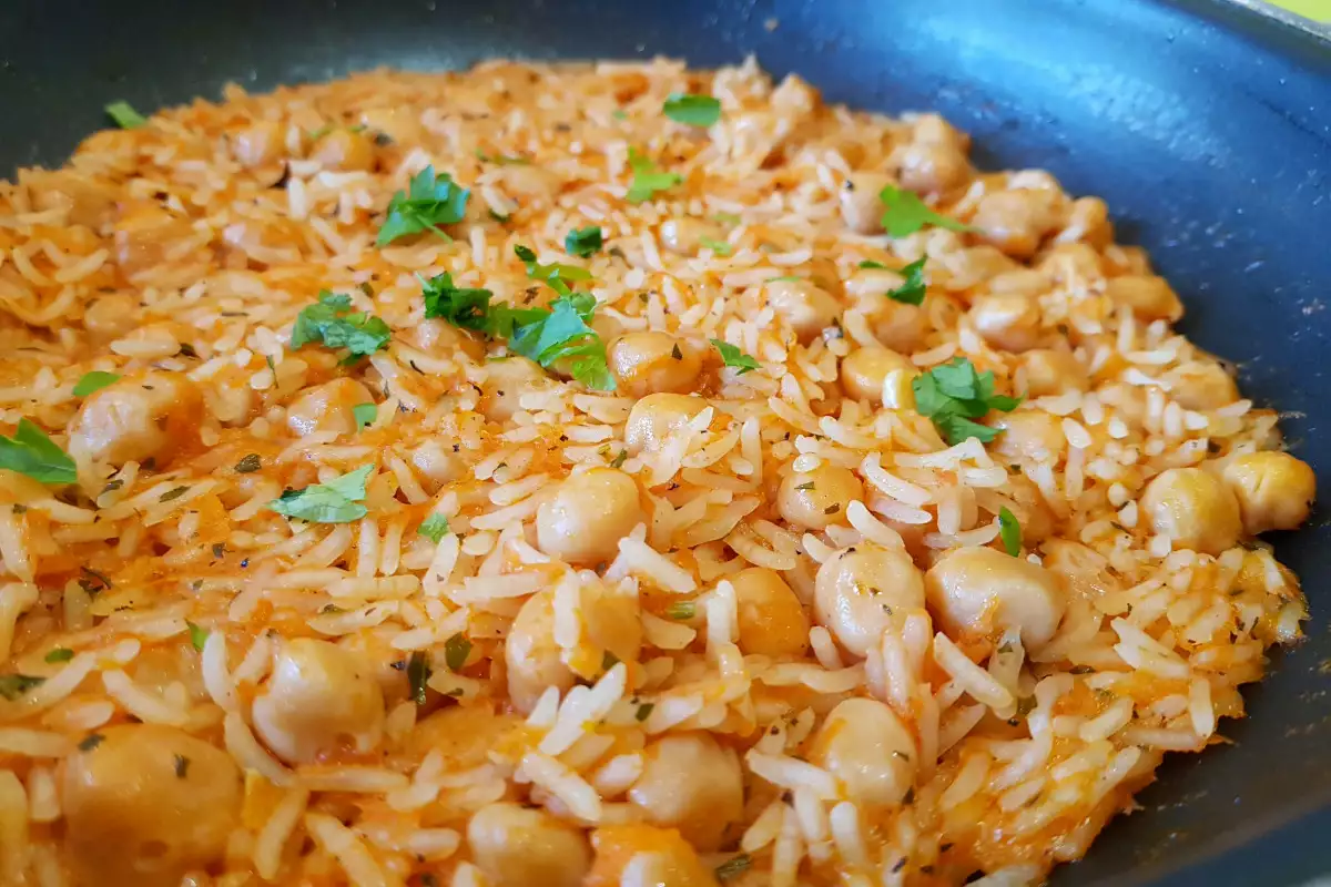 Top 73+ imagen arroz con garbanzos receta turca