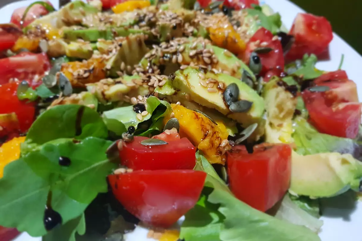 Ensalada Verde Con Mango 1 Recetas