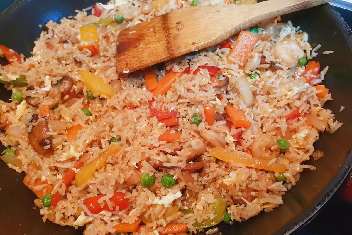 Arroz Teppanyaki - Receta 