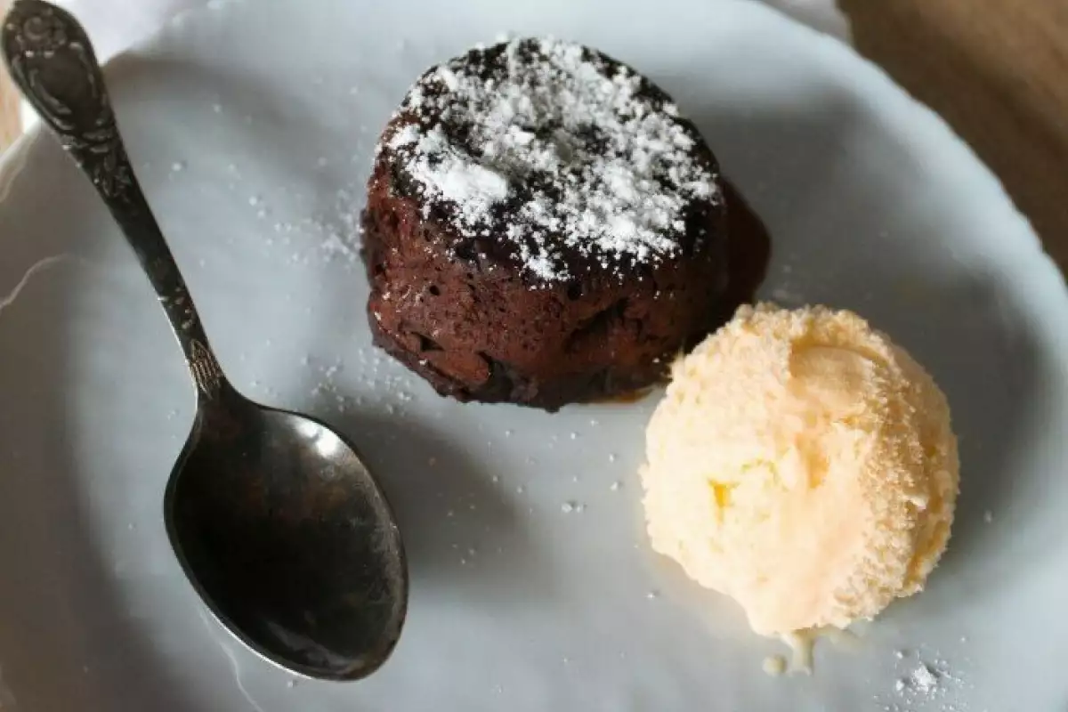 Soufflé de chocolate saludable - Receta 