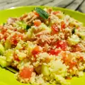 Ensalada de pescado y cúscus