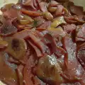 Membrillos al horno con geranio de olor