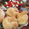 Panecillos con mantequilla y ajo
