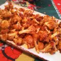 Coliflor al horno con pan rallado