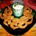 Gambas rebozadas con cerveza y pan rallado
