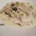 Pollo con 3 tipos de queso en Instant Pot