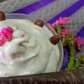 Merengue de fresas frescas