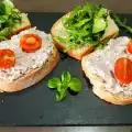 Sándwich de sesos de cerdo