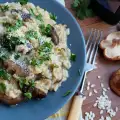 Risotto de setas shiitake