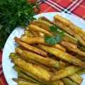Calabacines fritos con pan rallado y huevos