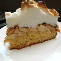 Tarta de manzana con merengue