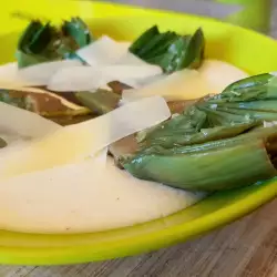 Alcachofas en Salsa de Queso Manchego