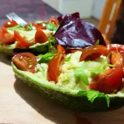Ensalada saludable con cilantro