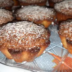Muffins de chocolate con harina