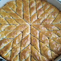 Baklava turco original con nueces