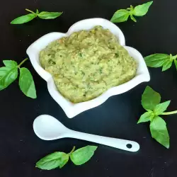 Pesto con aceite de oliva