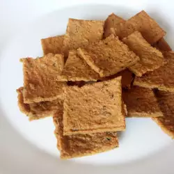 Crackers de lentejas rojas sin gluten