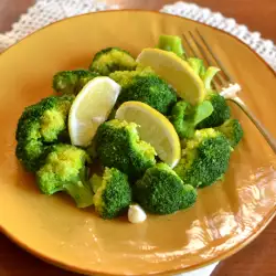Brócoli con mantequilla y ajo