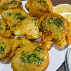Brócolis rebozados con mostaza