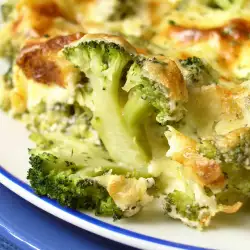 Brócoli horneado con queso