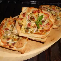 Mini pizzas de hojaldre