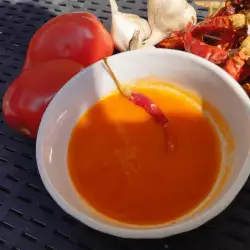 Salsa de chile rojo