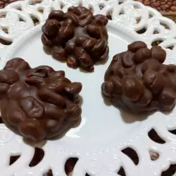 Bocaditos de chocolate con cacahuetes