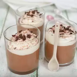 Mousse con chocolate