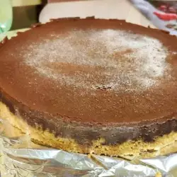 Tarta de chocolate con nata