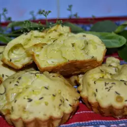 Muffins salados con queso y comino