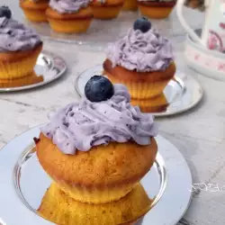 Cupcakes con arándanos