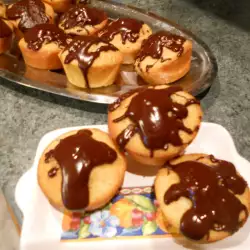 Muffins de chocolate con mantequilla