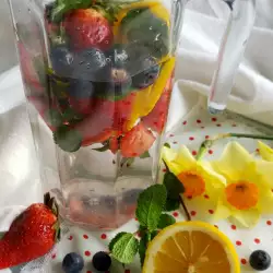 Bebida de frutas detox