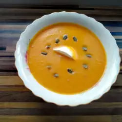 Sopa dietética con zanahorias