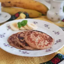 Tortitas dietéticas con avena y plátano