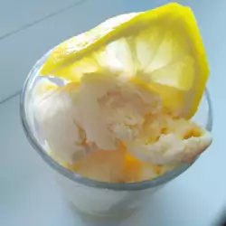 Helado de limón casero