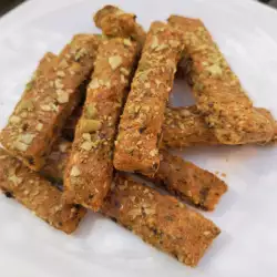 Crackers de espelta al aroma de albahaca