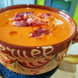 Sopa española con jamón