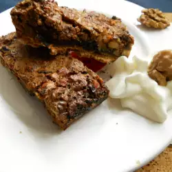 Galleta gigante con nueces y chocolate