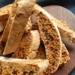 Cantuccini italiano con fruta deshidratada