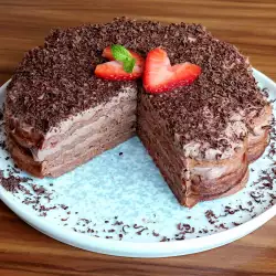 Pastel de chocolate con gofres (receta keto)